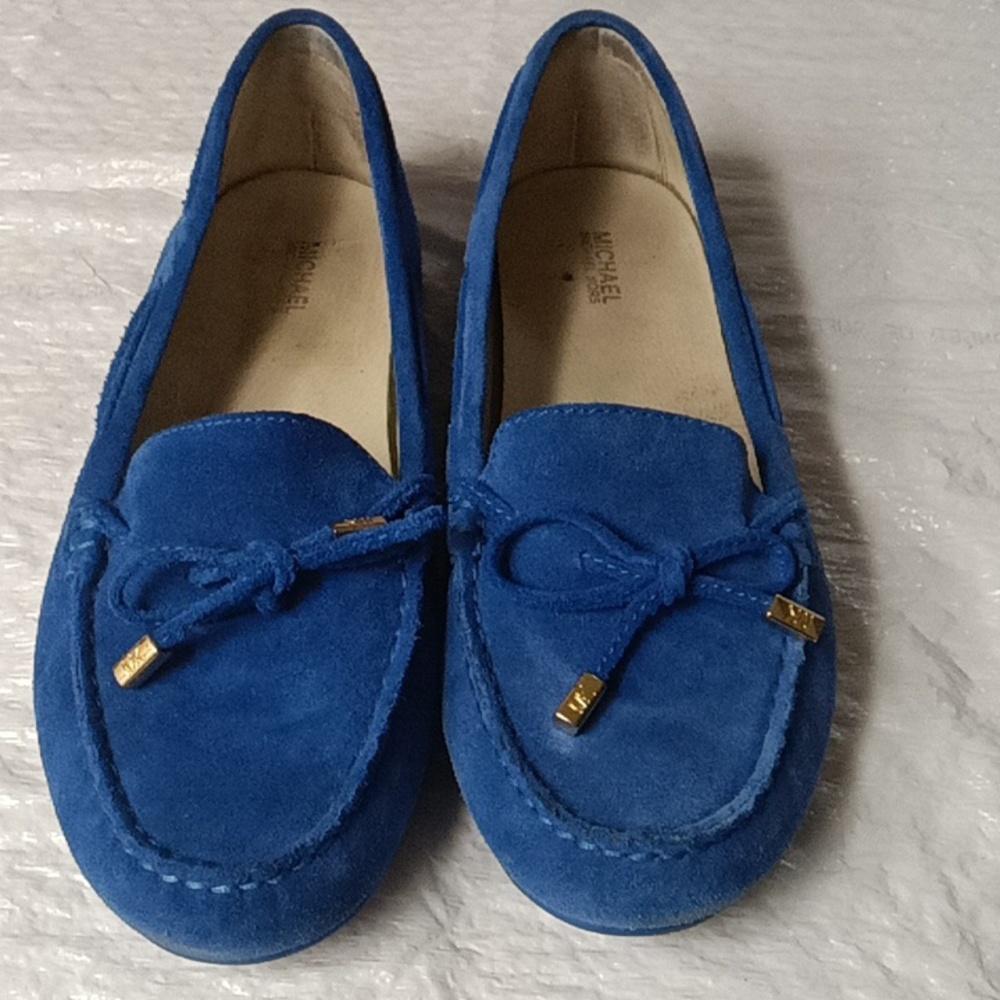 MICHAEL Michael Kors Blue Suede Loafers